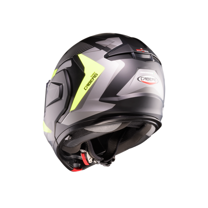 Trip Lunar Matt Black, Grey, Yellow Fluorescent & Anthracite Flip Up Motorbike Helmet