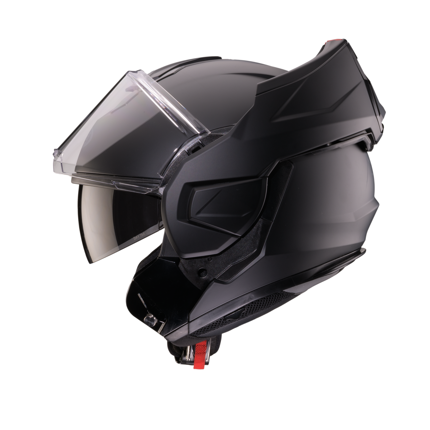Trip Matt Black Flip Up Motorbike Helmet