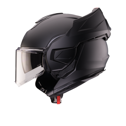 Trip Matt Black Flip Up Motorbike Helmet