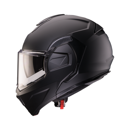 Trip Matt Black Flip Up Motorbike Helmet