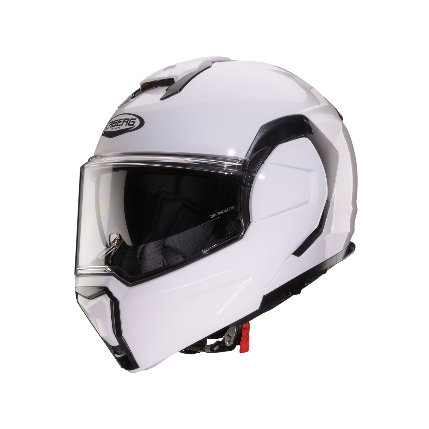 Trip White Flip Up Motorbike Helmet