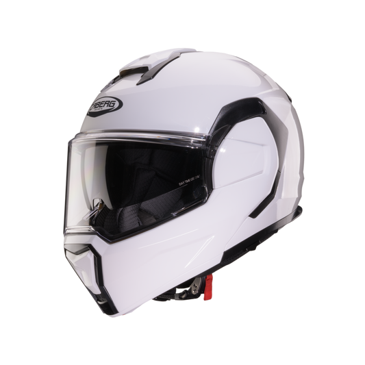 Trip White Flip Up Motorbike Helmet