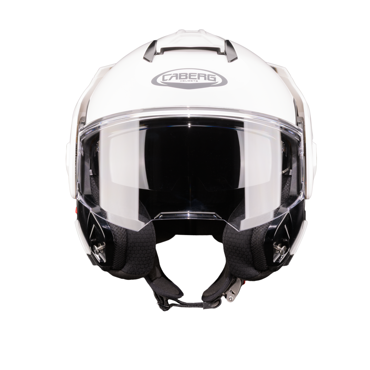 Trip White Flip Up Motorbike Helmet