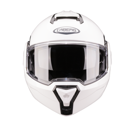 Trip White Flip Up Motorbike Helmet