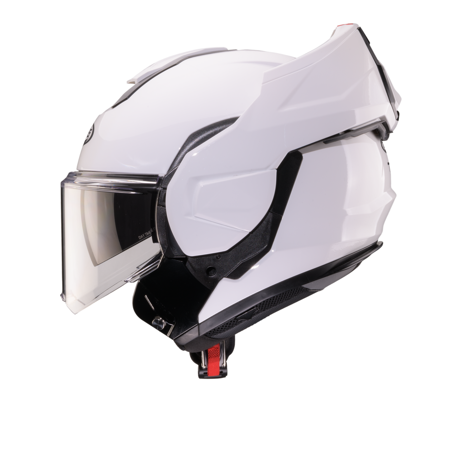 Trip White Flip Up Motorbike Helmet