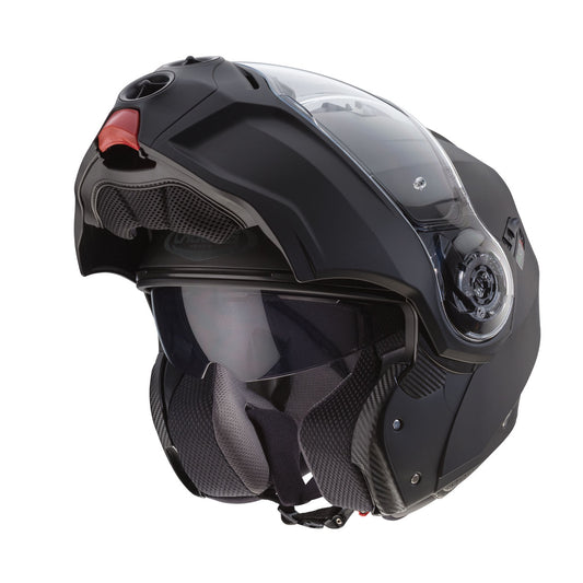 Droid Matt Black Motorbike Helmet