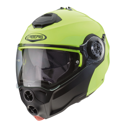 Droid Hi Viz Flip Up Motorbike Helmet