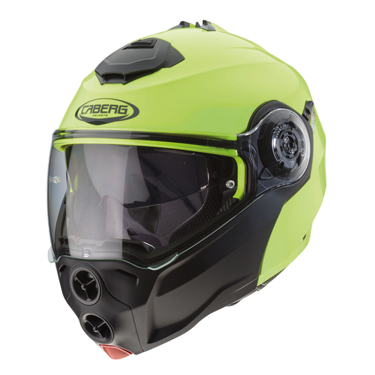 Droid Hi Viz Flip Up Motorbike Helmet