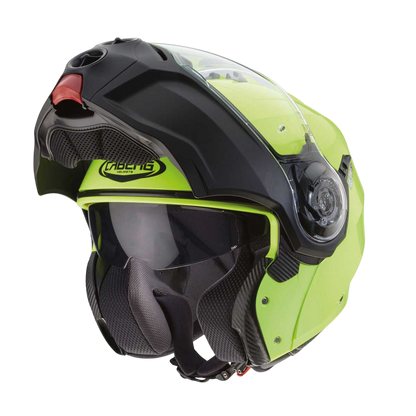 Droid Hi Viz Flip Up Motorbike Helmet