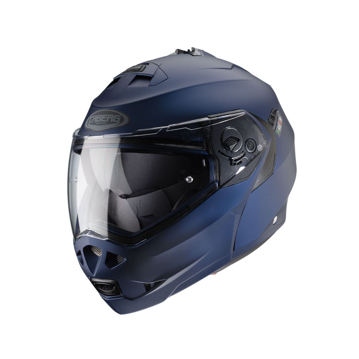 Duke 2 Matt Blue Motorbike Helmet - XS