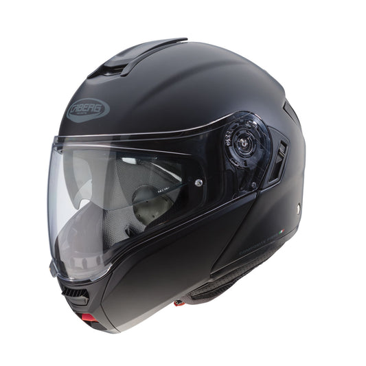 Levo Matt Black Motorbike Helmet