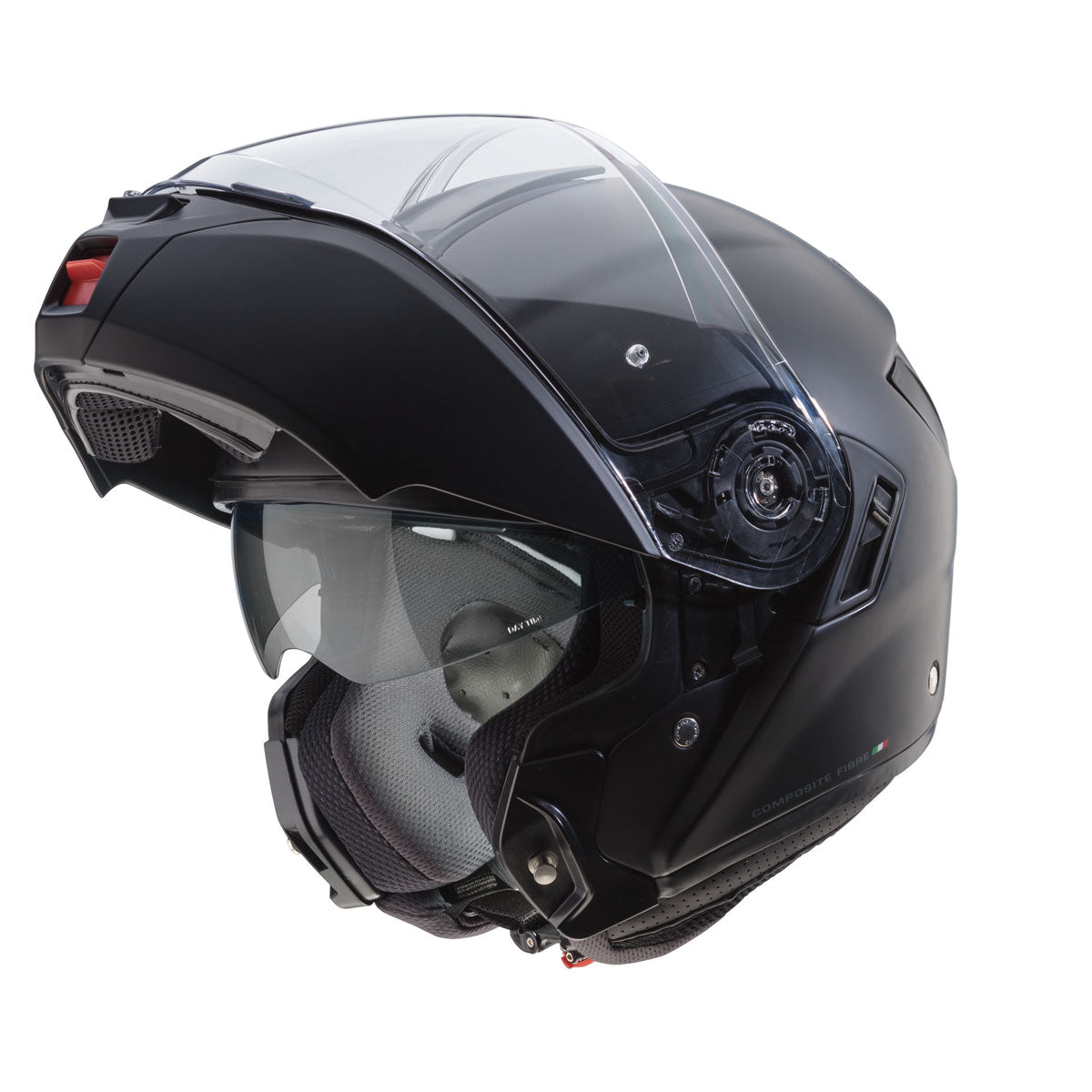 Levo Matt Black Motorbike Helmet
