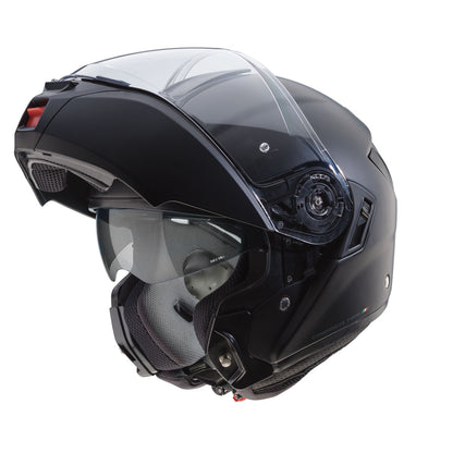 Levo Matt Black Motorbike Helmet