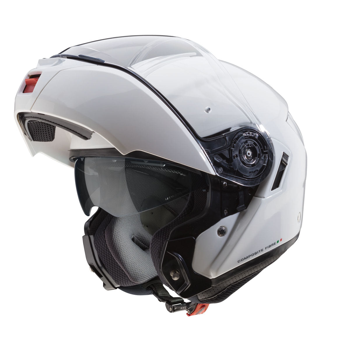 Levo White Motorbike Helmet - XS