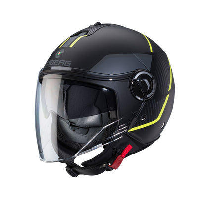 Riviera V4 X Geo Matt Black, Yellow & Anthracite Motorbike Helmet