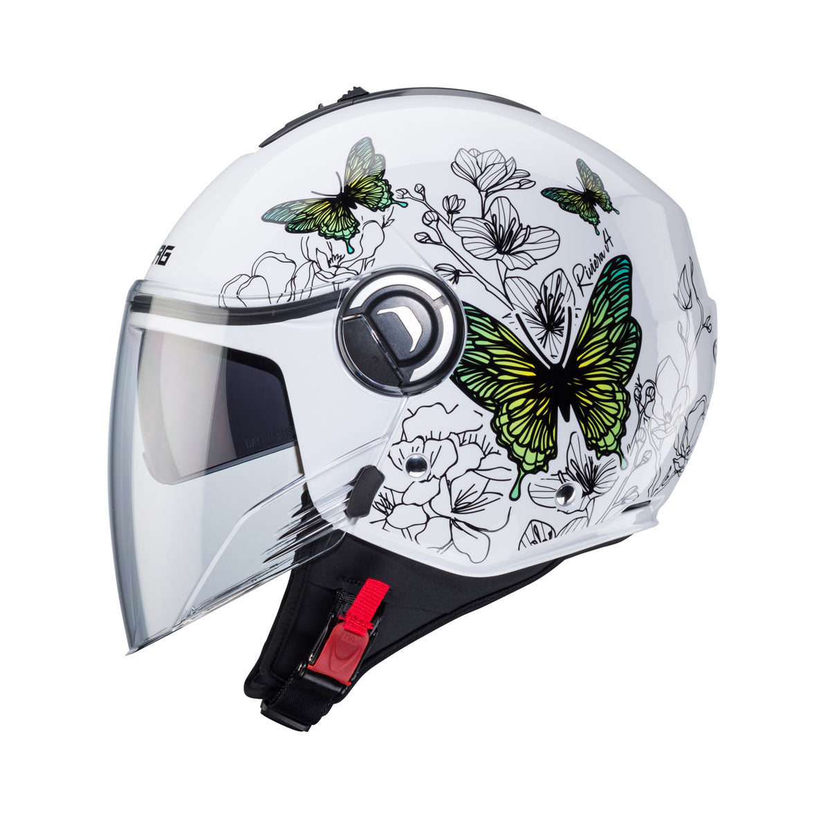 Riviera V4 X Muse White Motorbike Helmet
