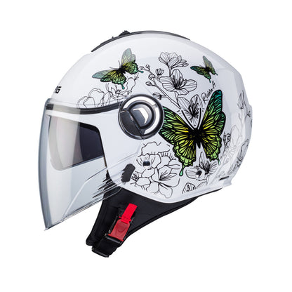 Riviera V4 X Muse White Motorbike Helmet