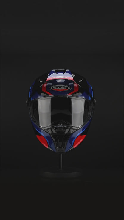Tanami Scram Black, Red & Blue Motorcycle Helmet